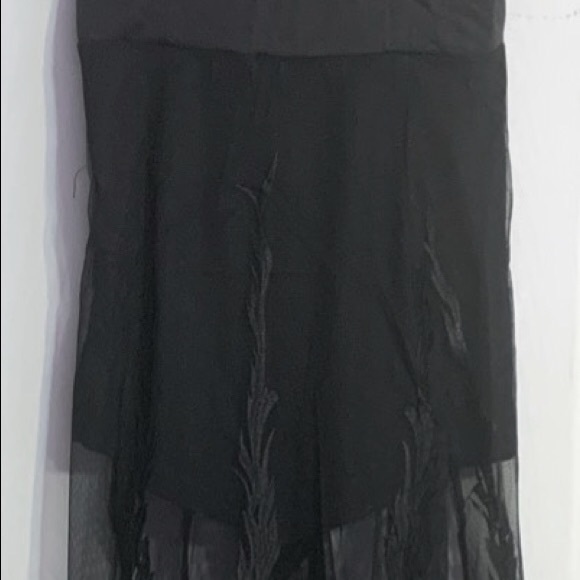 ❌DONATED❌Black Bustier With Lace Mesh Overlay Maxi Shorts Romper - Picture 16 of 17